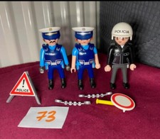 Playmobil Policemen Figures X3 Bundle