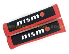 Nismo v2 Red Seat Belt Harness Pads For Nissan Skyline 200SX 180sx 350Z 370Z GTR