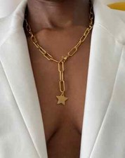 Gold Paper Clip Chain