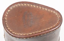 Antique leather instrument lens case John Henry Dallmeyer Optician London C19th