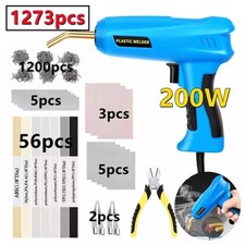 200W Hot Stapler Plastic Welder Gun Kit Car Bumper Repair Welding Machine UK