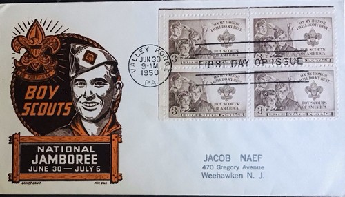 Rare 1950 usa - boy, scouts