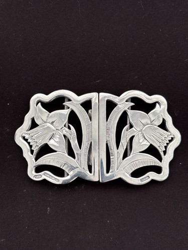 Solid silver nurses - silver, belt