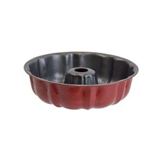 24 cm Red Round Ring Cake Baking Tin Mould Premium Quality Non Stick Bakeware