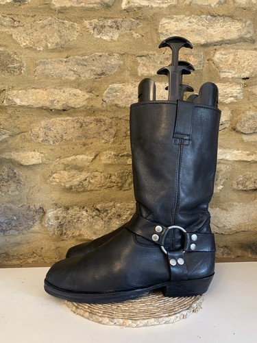 Vintage mens black leather - vintage,