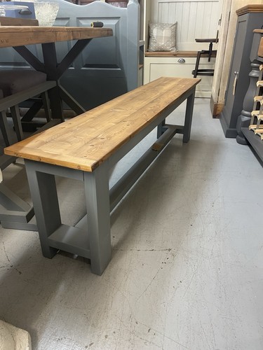 156cm hall bench pine dining - 156cm,