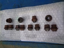 FIESTA MONDEO FOCUS KA C MAX ESCORT OEM FORD ALLOY WHEEL NUTS 19mm HEAD ( X 12 )