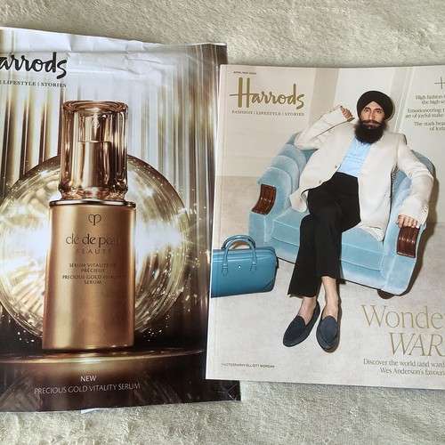 Harrods magazine fashion - harrods,