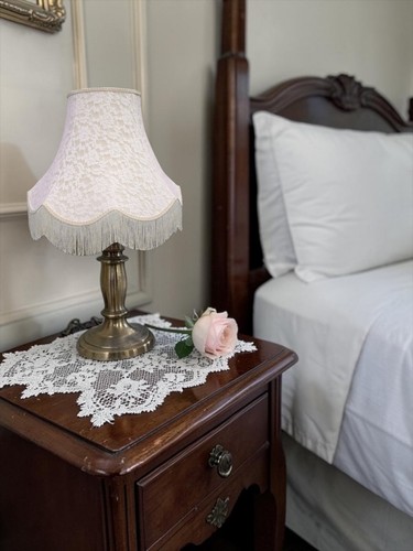 Cream french lace - lace, floor