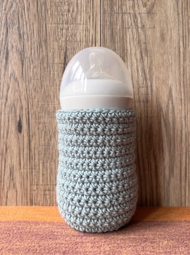 Handmade crochet baby bottle - crochet,