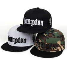 Compton Embroidery Baseball Cap Snapback Hat Flat Bill Hip-Hop Gang New Rap
