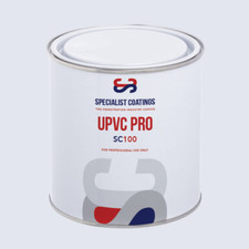 UPVC Paint for Doors Windows PVC Fascias and Gutters 1Lt any Finish
