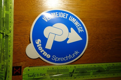 Old sticker radio talking - sticker, cb