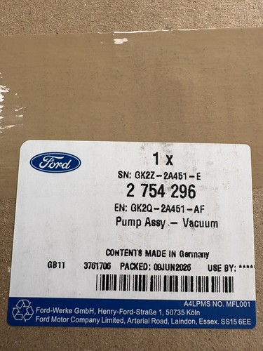 Genuine ford transit custom - genuine,
