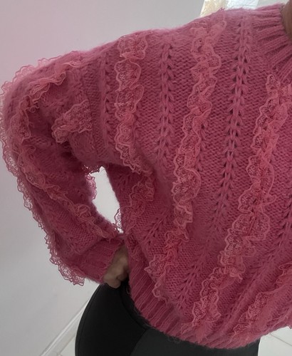 Zara hot pink knit - zara,