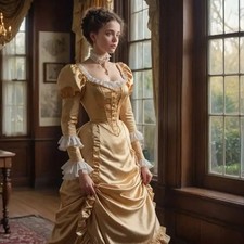 Vintage Victorian Prom Dress