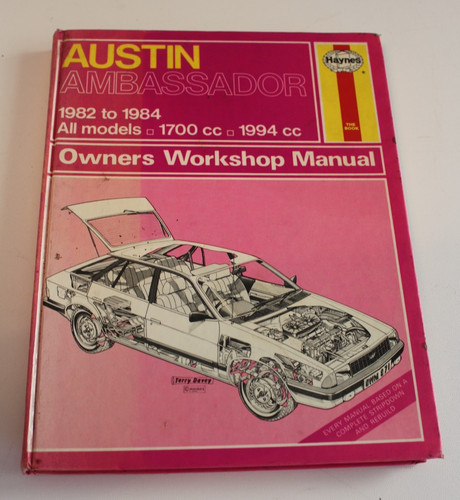 Haynes austin ambassador 1982 - austin,