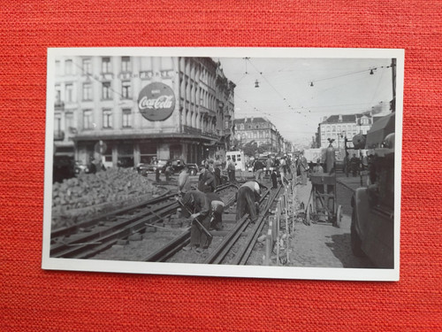 Brussels midi station 1952 - brussels,