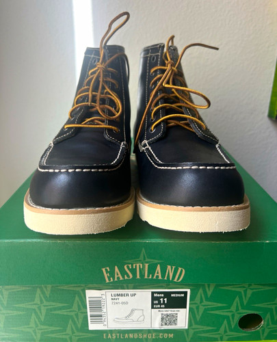 Eastland men navy leather - navy,