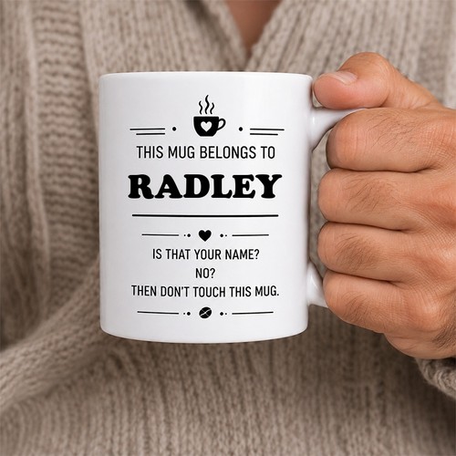 Radley personalised name mug - personalised,