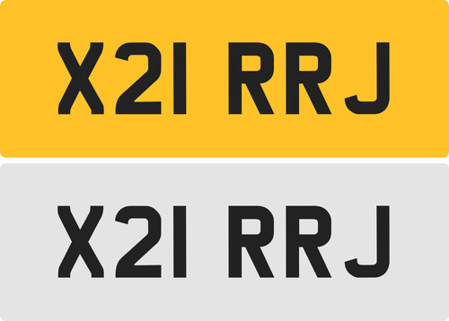 Rrj private number plate - rrj,