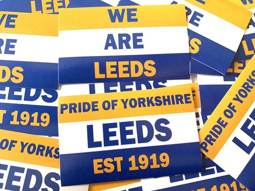 Leeds united utd stickers - leeds,