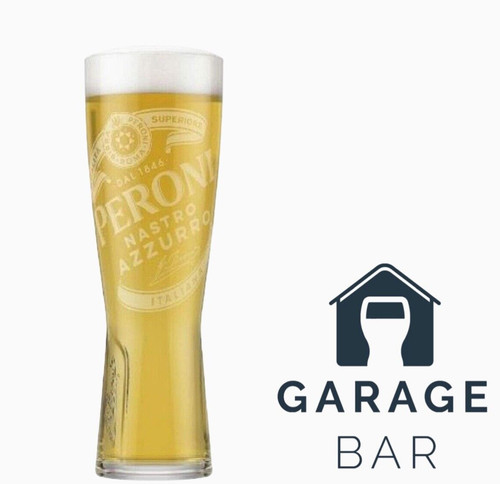 Single peroni beer glass pint - single,