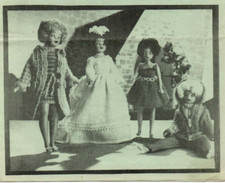 Knitting pattern copy 2549.   Dolls clothes outfits for Barbie Sindy etc  3ply