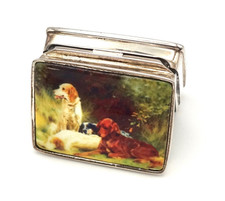 Sterling Silver & Enamel Pill