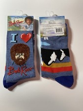 Bob Ross Mens Size 8-12 Blue