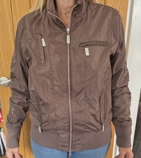 HKM CM Brown Sequin Jacket - Size L