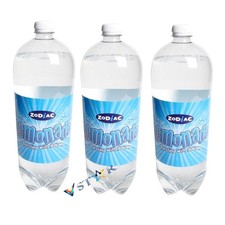 Zodiac Lemonade Soft Drink Bottle 2L x 3 Refreshing Sparkling Drink