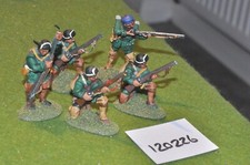 54mm 7YW / french indian war - 5 figures plastic - (120226)