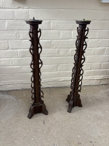 Pair vintage wooden french - pair, of