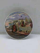Old Prattware Pot Lid  Walmer
