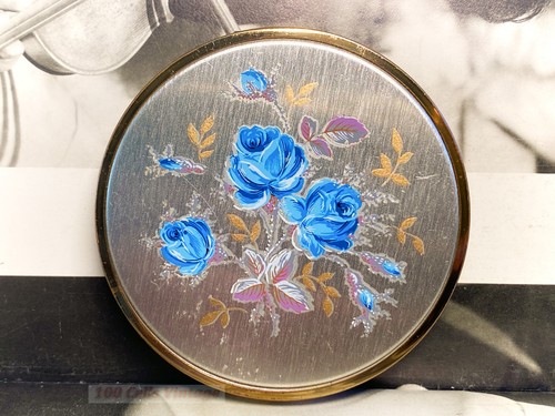 Mascot silver and - blue, floral