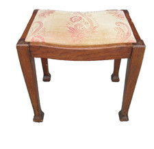 Antique Oak Early 20th Century Piano Stool; Free UK Mainland Delivery