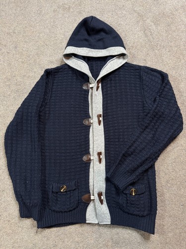 Men navy hooded knitted - men’s,