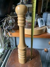 ? Giant 16" Vintage T&G Woodware Wooden Pepper Mill Grinder 