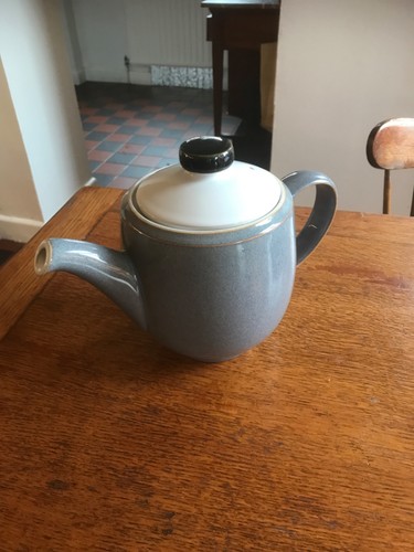 Vintage denby teapot jet - vintage,