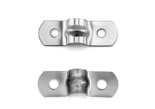 Copper Saddle Pipe Clips 15mm 22mm | Packs of 10 Pipe Fixing Brackets