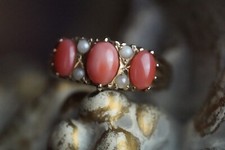 Antique 9ct Gold gypsy Ring