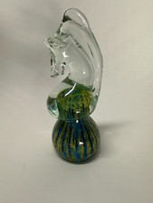 Vintage Mdina Glass Seahorse