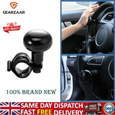 Steering Spinner Tractor Car Truck Wheel Aid Lorry Assister Knob Ball Black ABS
