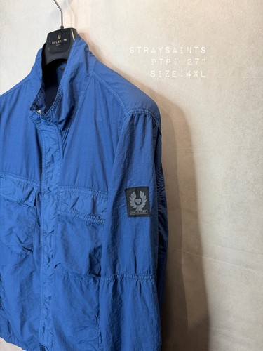 Belstaff erwin blue overshirt - belstaff,
