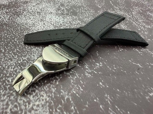 20mm nylon black - leather, fits