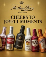 Anthon Berg Liquor Chocolate Bottles 64 Count 1kg Gift Set NEW Sealed Boxed