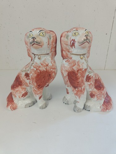 Pair antique staffordshire - antique,