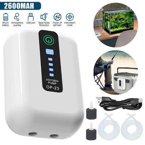 Aquarium fish tank oxygen pump - tank,