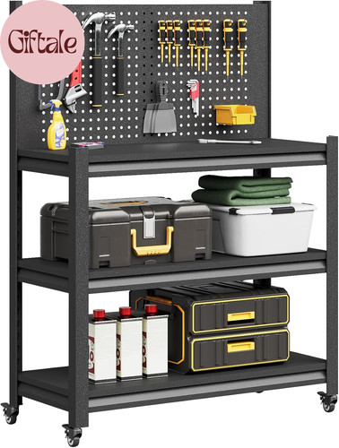 Workbench with pegboard - workbench,